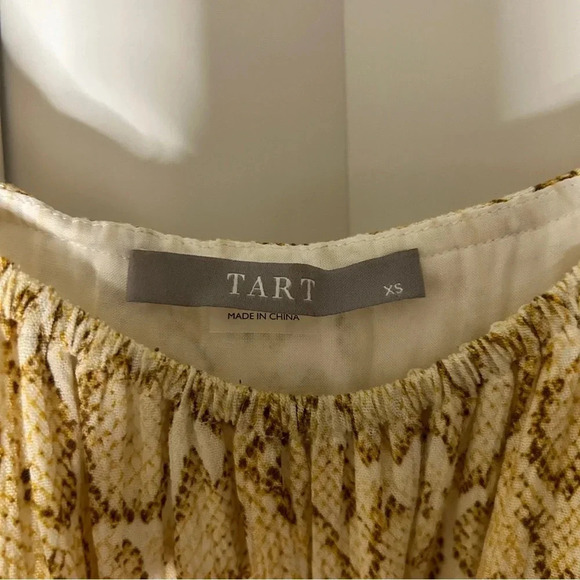 Tart XS - S Snakeskin Off-Shoulder Dress - Picture 3 of 6